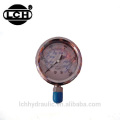 oil filled bourdon tube type valve for pressure gauge